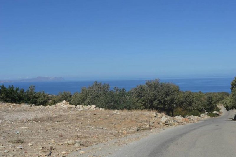 Prines Kreta, Prines: Grundstück mit herrlichem Meerblick in Prines Grundstück kaufen